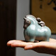 竹暄馬上封侯擺件封侯拜相陶瓷裝飾品博古架桌面擺設(shè)生肖猴招財(cái)屬相馬 馬上封侯-哥窯