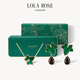 LOLA ROSE羅拉玫瑰常青藤飾品禮盒孔雀石項鏈耳環(huán)耳釘手鏈生日禮物送女朋友 【項鏈+耳墜】LR50038+LR60001