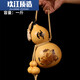 新品葫蘆酒壺天然葫蘆水壺純手工喝水仿古風(fēng)防滲水杯小酒葫蘆裝酒隨身新款 濟(jì)公活佛款一斤(