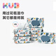 可優(yōu)比（KUB）嬰兒濕巾無酒精手口濕巾紙新生兒童濕紙巾厚濕巾 【帶蓋濕巾】 80抽 6包