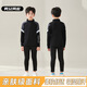 蝴蝶球衣兒童乒乓球服長(cháng)袖訓練服男女長(cháng)褲彈力緊身衣印制運動(dòng)套裝秋冬 9793黑色單上衣+2307單褲 26碼【140-145cm 60-70斤】