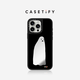 CASETIFY 小鬼 鏡面磁吸手機殼 適用于iPhone 16 pro 銀鏡黑框Magsafe