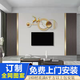 定制電視背景墻布壁紙2026新款輕奢現代簡(jiǎn)約客廳影視墻布壁畫(huà)  18D立體真絲布/平方