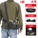 法斯特 大號斜挎工具包單肩電工腰包多功能維修包腰掛包加厚防水腰掛袋 A款含寬厚腰帶背帶及燈