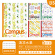 國譽(yù)（KOKUYO）迪士尼聯(lián)名B5筆記本本子限定Campus無(wú)線(xiàn)膠裝點(diǎn)線(xiàn)本可愛(ài)卡通水果橫線(xiàn)本A5學(xué)生初中生記事本日記本 【B5】水果圖案5本裝