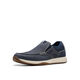 Clarks其樂(lè ) 男士 Sailview Step一腳蹬船鞋 休閑舒適樂(lè )福鞋 海軍藍 （Nubuck） 40 (7.5 US)