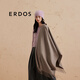 ERDOS 純山羊絨單層水紋休閑簡(jiǎn)約流蘇女士披肩圍巾 大地駝 180cmX70cm