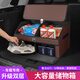 巫記奧迪A6L/A4L/Q5L后備箱儲物箱A3A8/Q2L/Q7汽車(chē)折疊收納箱內飾用品 奧迪專(zhuān)用【摩卡棕】雙層收納箱 雙層大號60*35*33cm