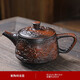 紫陶復(fù)古茶壺單壺功夫手抓壺西施壺浮雕紫泥純手工泡茶建水紫陶壺 紫陶祥龍壺（200ml）