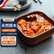 LC LIVING胖東來同款相思木碗泰國進口實木湯碗飯碗餐具無漆寶寶碗兒童碗 方形碗小號14X14X5.5cm