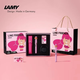 凌美（LAMY）教師節(jié)禮物德國LAMY凌美狩獵者鋼筆學生專用鋼筆卡通兒童系禮套裝 lamy狩獵者 - 玫瑰粉-限量色-丘可熊紀念版 F-0.5mm(標準書寫) 官方標配 明尖