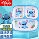 迪士尼（Disney）母嬰 寶寶餐盤(pán) 兒童分格盤(pán)密胺防摔三格盤(pán) 史迪奇DW23010-S