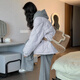 俞兆林羽絨棉服女冬季2025新款冬裝韓系棉襖秋冬夾棉外套菱格小個子棉衣 淺紫色 M 120-140斤
