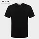 MAILYARD/美爾雅短袖T恤 休閑時尚男士夏季舒適圓領(lǐng)打底衫 852 黑色 M /48