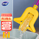 妙潔（MIAOJIE） 膠棉拖把對(duì)折式吸水海綿拖把 超市同款 家用擠水墩布 加粗加強(qiáng)桿 超市款紫桿+2通用頭【共3拖頭】