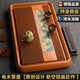 從簡(jiǎn)德國電木茶盤(pán)現代輕奢家用簡(jiǎn)約大號茶臺整塊電膠木茶海功夫茶具小號托盤(pán) 葫蘆60*30*5cm(帝王金)