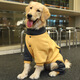 HDIRXG狗狗衣服秋冬金毛中型犬犬寵物邊牧大狗拉布拉多四腳衛衣冬 姜黃撞色四腳衣 4XL(30-40斤)