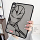 納柯萬(wàn)動(dòng)漫蜘蛛俠蘋果ipad789保護(hù)套10.2第十代2022新款air45磨砂10.9膚感輕便pro11超薄mini平板56代9.7 磨砂膚感殼 鋼鐵俠 2025iPad Air7代11寸 M3