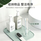 Saemmi硅膠鍋墊餐桌墊隔熱墊家用盤(pán)碗茶杯墊高級廚房瀝水防滑墊兒童餐墊 馬卡龍-暮光綠