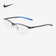 【光學(xué)鏡】NIKE 耐克日版新款鈦合金半框懸框商務(wù)近視眼鏡架NIKE6077AF 003