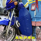 男士125摩托車(chē)擋風(fēng)板下前保險杠擋水板擋泥板冬季改裝通用150配件 {加厚型}分體擋風(fēng)板(藍色)