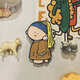 大美術(shù)館大藝術(shù)家冰箱貼胸針磁吸兩用驚喜禮物送女孩-戴珍珠耳環(huán)的少女