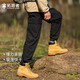 拓路者（Pioneer Camp）戶(hù)外束腳褲防風(fēng)防雨春秋季新款寬松直筒男士褲子速干工裝褲通勤 黑色 XL