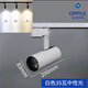 歐普（OPPLE）LED軌道COB射燈10W20W30W35W服裝店導(dǎo)軌燈背景墻畫廓展廳二線軌道 二線白色35瓦中性光