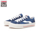 VISION STREET WEAR Odd Astley Pro海軍藍低幫翻毛皮帆布鞋滑板鞋男女 藍色 40.5
