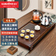 金灶（KAMJOVE）雞翅木實(shí)木茶具套裝燒水壺茶具茶盤(pán)套裝茶臺燒水壺一體式 K-185 搭配H-K95茶爐+茶具+茶渣桶