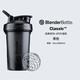 Blender Bottle 蛋白粉搖搖杯運動水杯 大容量塑料杯帶刻度健身便攜攪拌男士女生 經(jīng)典款V2黑色600ml