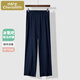 小護士男士家居褲九分褲舒爽棉透氣休閑睡褲M(mǎn)AK013 藍色 L(170/100)