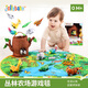jollybaby 嬰兒寶寶0-3歲早教游戲立體布書(shū)兒童玩具地毯禮盒裝 叢林游戲毯