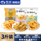 雪川食品冷凍薯?xiàng)l半成品空氣炸鍋宵夜零食預(yù)制菜食材油炸小吃 薯味粗薯+薯角+波紋薯