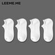 LEEME.ME粒米【抗菌】襪子女春夏季女士襪子毛圈底透氣短襪女襪 4白