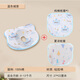 優(yōu)如蓓貝嬰兒定型枕新生兒糾正頭型矯正器防偏頭0到1歲寶寶睡圓頭硅膠枕頭 藍(lán)色城堡+純棉枕套+夏涼枕套 硅膠枕