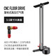 LEZYNE 雷音自行車打氣筒CNC鋁合金家用落地式高壓220psi汽車氣筒 銀色
