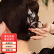 紀(jì)思梵郁金香發(fā)夾發(fā)卡頭飾女高端2025款抓夾后腦勺鯊魚(yú)夾夾子生日禮物 郁金香發(fā)夾（槍黑色）