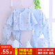 糖貝新生兒嬰兒禮盒7件套分體純棉套裝百天滿(mǎn)月送禮男女寶寶全棉 藍色小象【7件套禮盒】純棉-四季 身高59cm左右