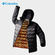 哥倫比亞羽絨服男女戶(hù)外金點(diǎn)熱能保暖650蓬防跑絨防水羽絨外套 男款 灰色 M