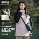 雪中飛三合一情侶款機能沖鋒衣款羽絨服秋冬連帽輕戶(hù)外運動(dòng)保暖羽絨外套 【櫻花粉5915F】 L (175)