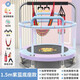 萬凱 蹦蹦床家用兒童室內(nèi)玩具彈跳床蹦極訓(xùn)練器材成人健身蹭蹭床跳床 1.5m紫藍(lán)獅子【吊環(huán)+吊床+沙袋】