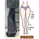 直允大碼牛仔褲女胖mm200斤秋冬長(cháng)褲梨型身材微喇牛仔秋冬季胖妹妹 灰色 高質(zhì)量版 5XL 建議 175-200斤