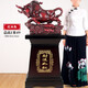 鐵圈禮業(yè)大號牛擺件開(kāi)業(yè)喬遷禮品送朋友飯店公司落地開(kāi)業(yè)大吉慶典禮品工藝 財運如虹 高1.49米 B款紅木色