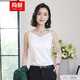 簡(jiǎn)蜓新款女士小背心吊帶內搭露肩V領(lǐng)打底衫白色性感外穿上衣 白色 XF（XL、XXL、XXXL適合）