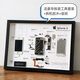 森淼手機拆機裝裱相框iPhone拆解展示框中空立體畫框模型標(biāo)本diy自裝 X款黑色-樹脂材質(zhì) 掛墻A3尺寸+iPhone 5圖紙