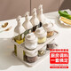 onlycook 廚房調味罐油壺組合套裝調味盒置物架玻璃瓶罐鹽罐子 10件套裝
