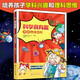 6-14歲 漫畫(huà)百科?科學(xué)真有趣：地球（14個(gè)科學(xué)故事+24篇科學(xué)筆記+超過(guò)60個(gè)核心知識點(diǎn)）跟隨探險隊少年乘坐飛船進(jìn)入地球內部一探究竟。