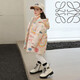 ABC KAIA女童羽絨服2024新款中小童女寶寶洋氣中長(zhǎng)款兒童女孩加厚冬裝外套 粉紅 120