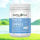 Healthy Care無腥味深海魚油膠囊Omega-3含DHA EPA成人中老年人澳洲原裝進(jìn)口 魚油軟膠囊400粒*1瓶